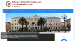 Desktop Screenshot of commercialistisassari.it